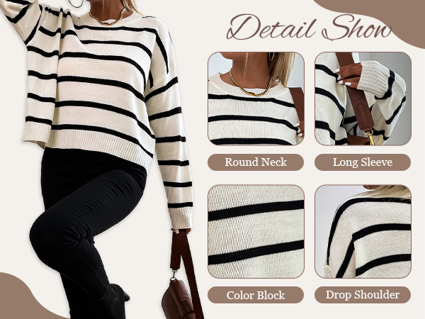 women''s striped sweaters