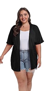 plus size cover up cardigan