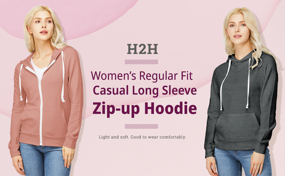 WOMENS HOODIE ZIP-UP