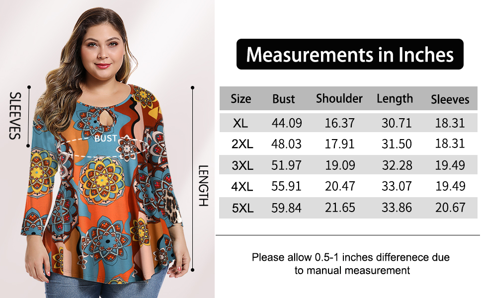 plus size tunic tops for women 