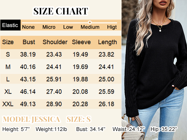 Winter Pullover Trendy Sweaters for Women Knitted Casual Easter