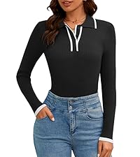  v neck ribbed knit shirt