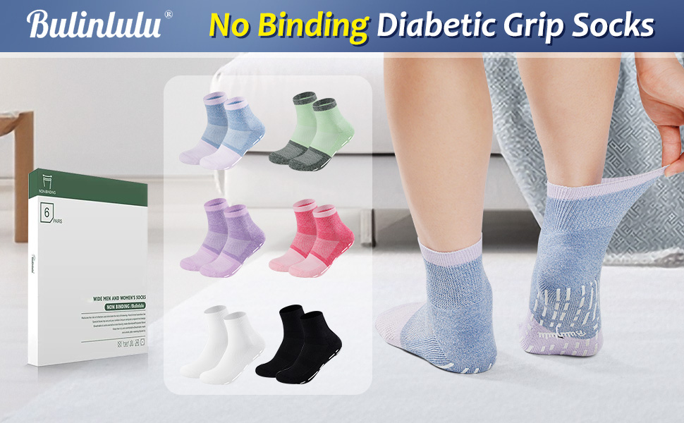 ankle diabetic socks with grips