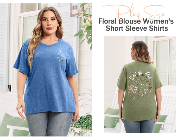 plus size women summer tops