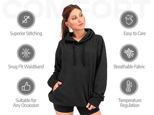 black hoodie for women black womens sweatshirt hooded sweatshirt