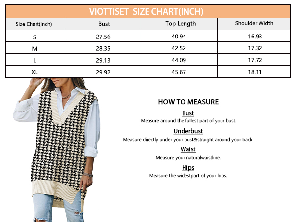 Oversized V Neck Knit Sweater Vest Tunic Sleeveless Pullover Top