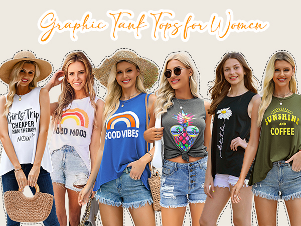 Women''s Tank Tops Summer T Shirts 