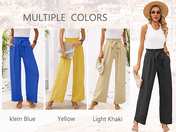 Ladies Wide Leg Pants