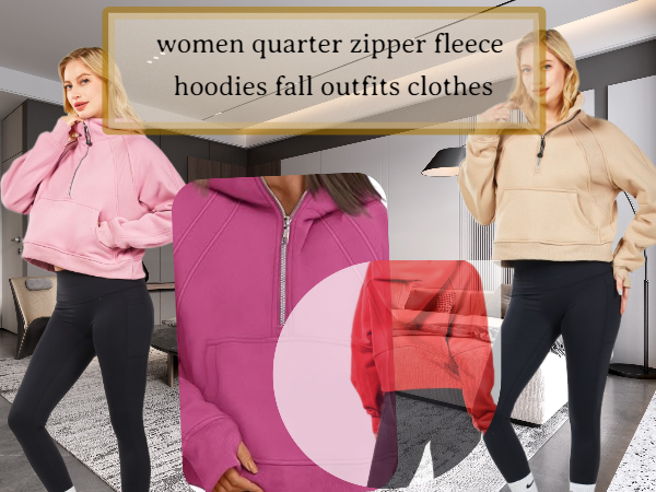 Hoodies Fall Outfits Clothes Crop Tops Sweater with Thumb Hole