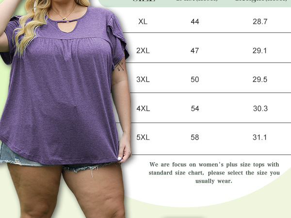 womens tops plus size