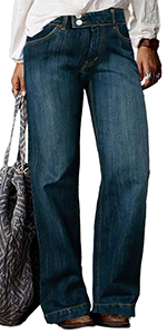 Wide leg jeans