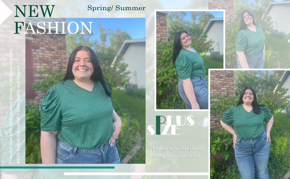 womens plus size petal sleeve tops