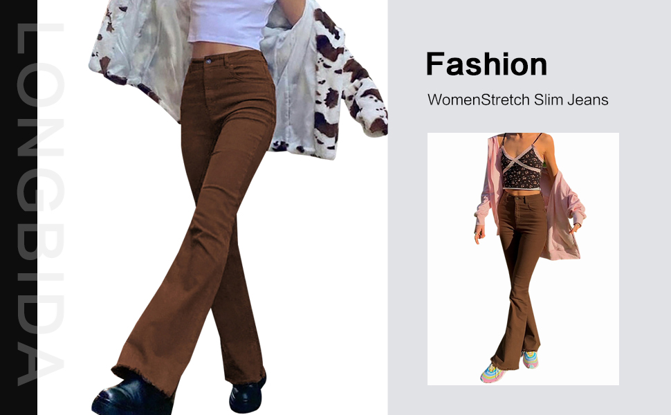 Fashion Straight Flare jeans