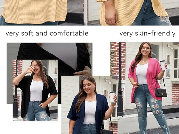 plus size cardigan