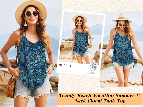 Boho Summer Sleeveless Top-1616