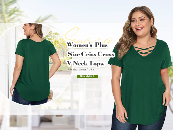 women plus size tops