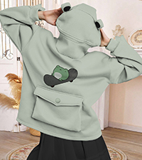 Cute Frog on Skateboard Sweatshirts