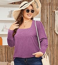 long sleeve plus size womens top