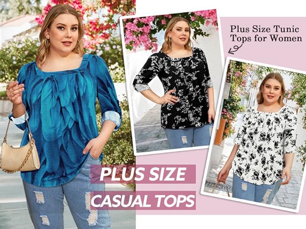 Plus Size Casual Tops