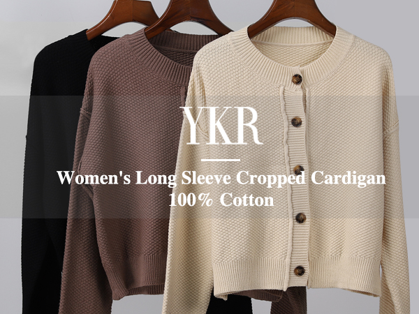 cotton cardigans for women