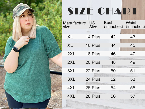 Plus size tops