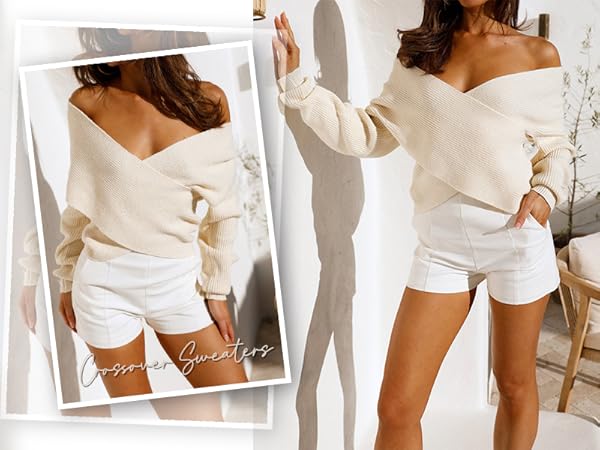 pullover for women trendy womens soft sweaters ribbed knit sweaters fall pullover for women