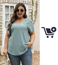 Plus size shirts for women