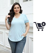 Plus size tops for women