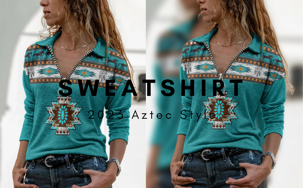 aztec sweaters for women