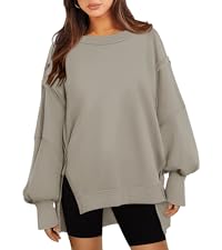 oversized sweatshirt split