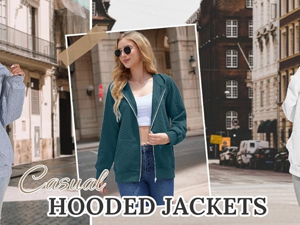 Womens Casual Lightweight Fall Jackets