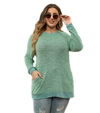 plus size sweatshirts for women with pockets