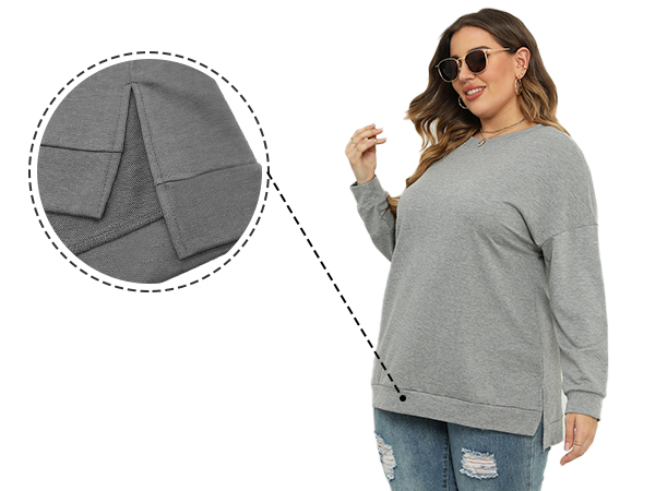 womens plus size sweatshirts