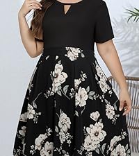 plus size dresses for women short sleeve