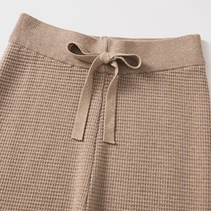 Women''s Waffle Knit Wide Leg Pants