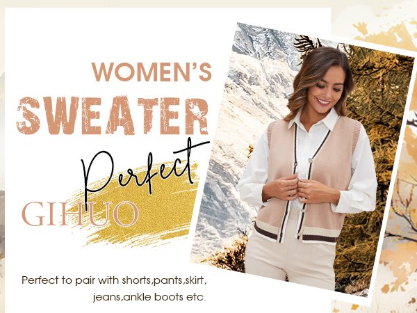 Women Sweater Vest