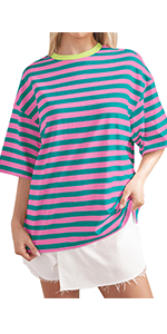 Striped T shirt top