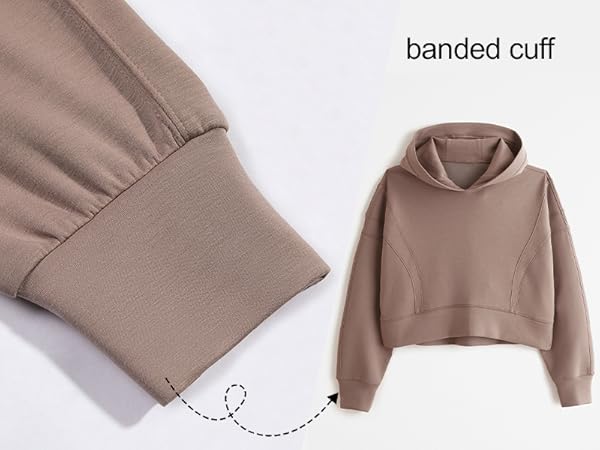 womens cropped hoodies