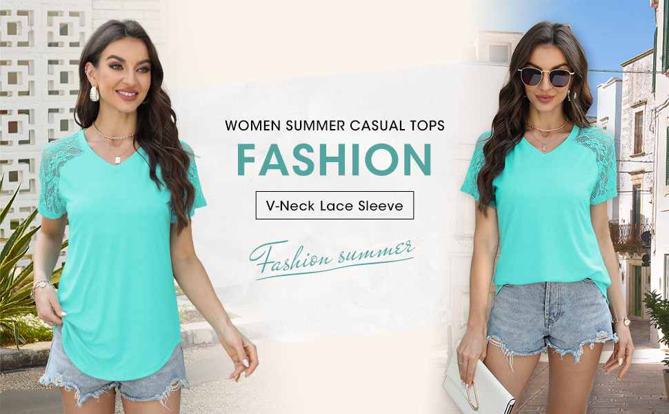 v neck t shirts for women  loose fit t shirts for women  womens tops casual 