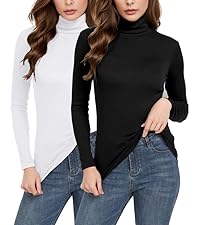 2 pack rib turtleneck shirt