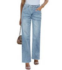 straight leg jeans for women high waisted PAGHGCFED