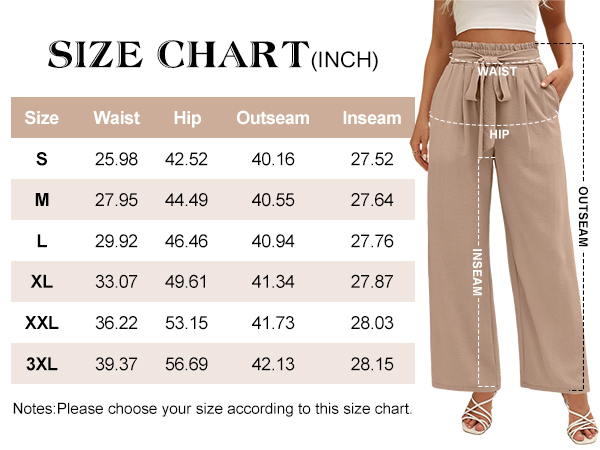 Angerella Khaki Pants for Women 2024 Summer Beach Vacation Outfits