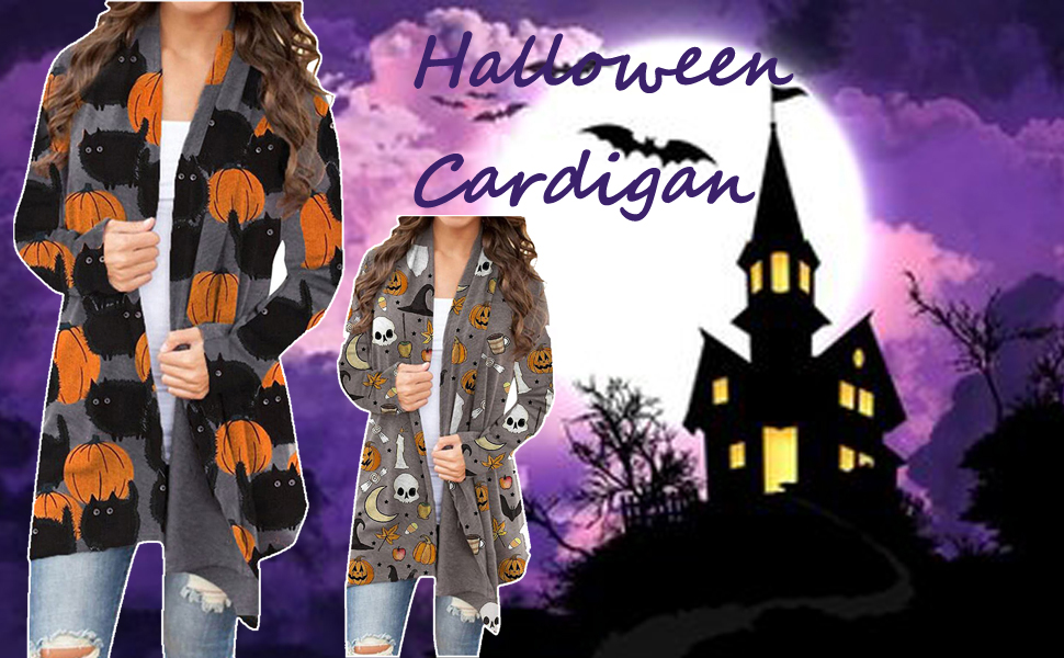 Halloween coat shirt for women