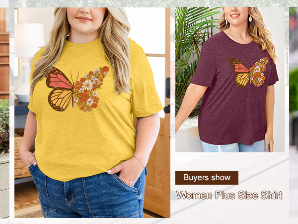 Plus Size Sunflower Shirt