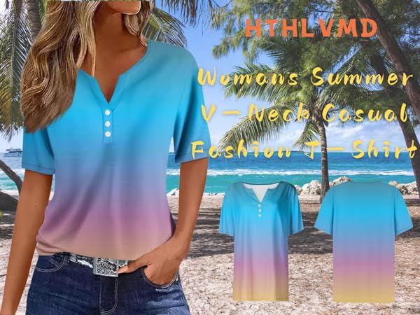 Woman''s Fashion Short Sleeve Shirts Womans Cool Summer Plus Size1