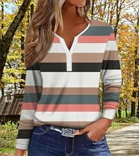 Fall Long Sleeve Trendy T-Shirt 2024