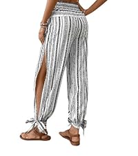 Printed Side Slit Pants