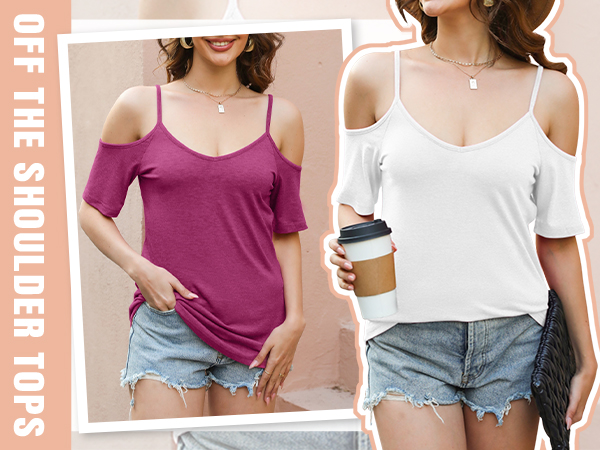 cold shoulder tops for women