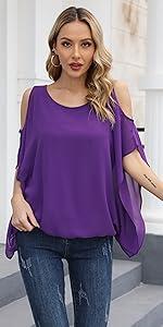 Purple Blouses