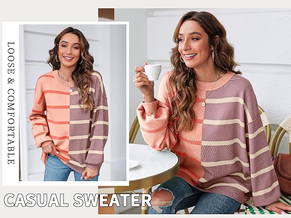 Casual Tunic Sweaters